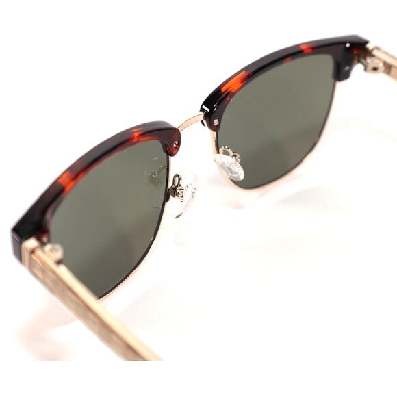 Guess Mens Round Sunglasses - Dark Havana / Green - NWT - Picture 9 of 10